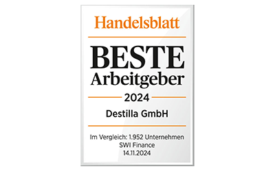 Destilla named one of Germany’s top employers for 2024